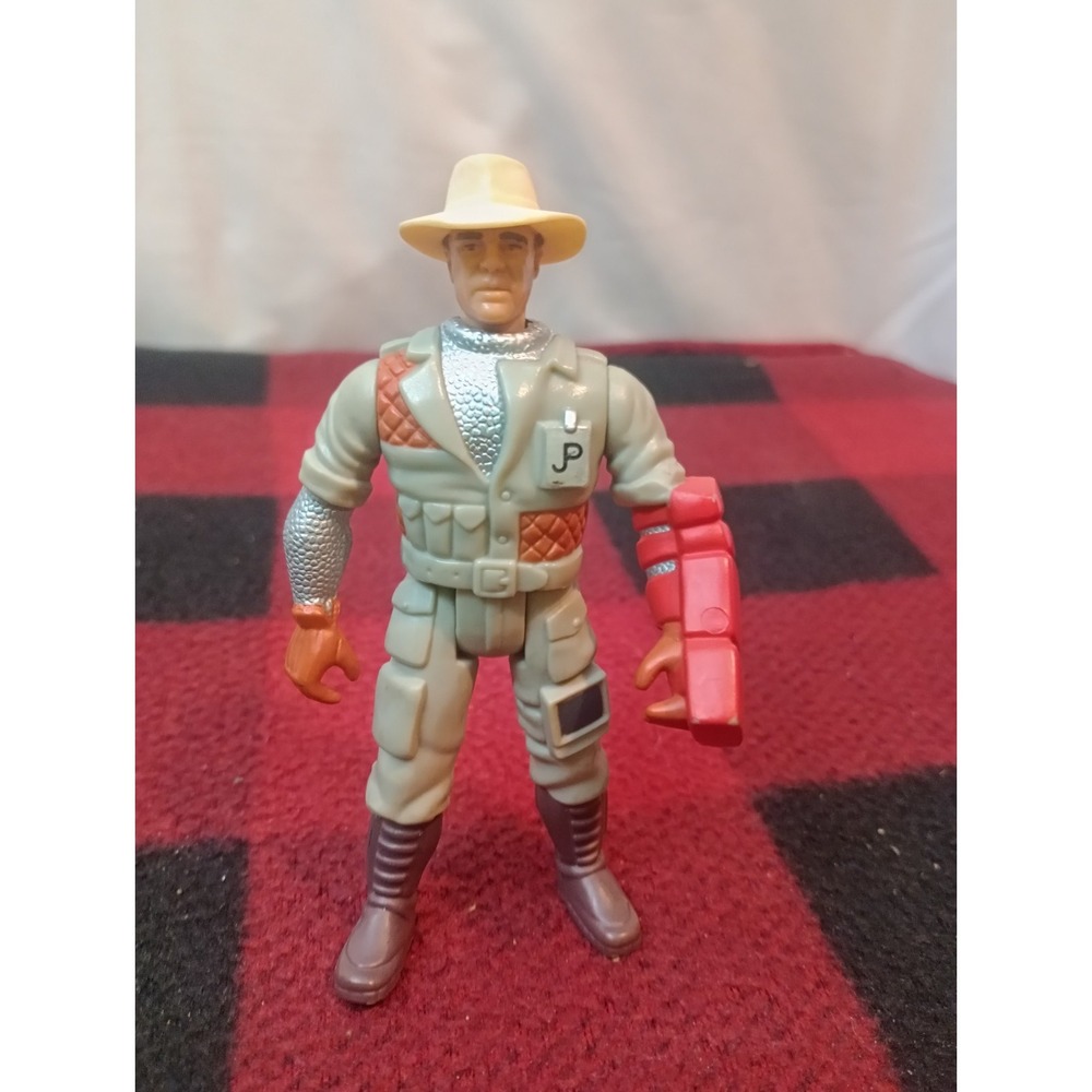 Vintage 1994 Jurassic Park Alan Grant Action Figure Series 2  Loose Toy 90's